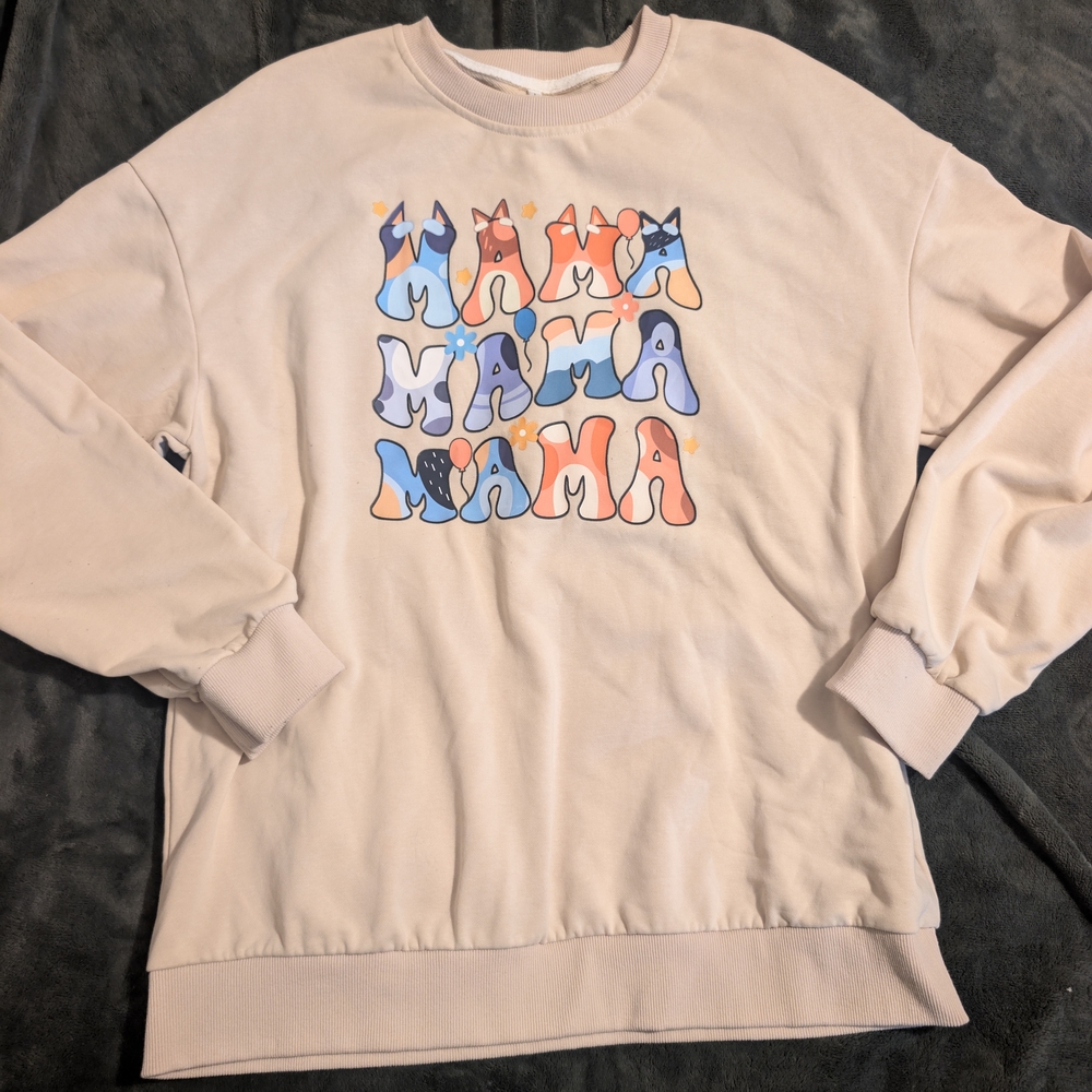 Colorful Mama Graphic Sweatshirt
